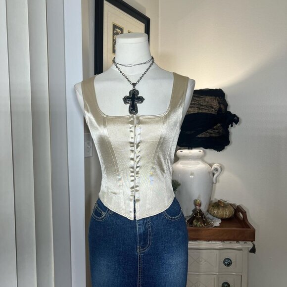 Papaya Tops - Y2k Papaya Corset Top